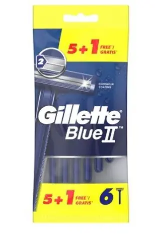 GILLETTE JEDN.ZIL.BLUE II 6ks