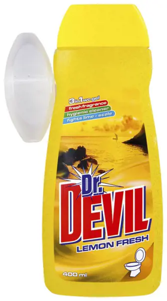 DR.DEVIL WC GEL+KOSIK 400ml -LEMON