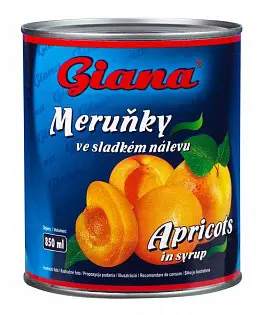 GIANA KOMPOT MARHULE 850ml -LUPANE,POLENE