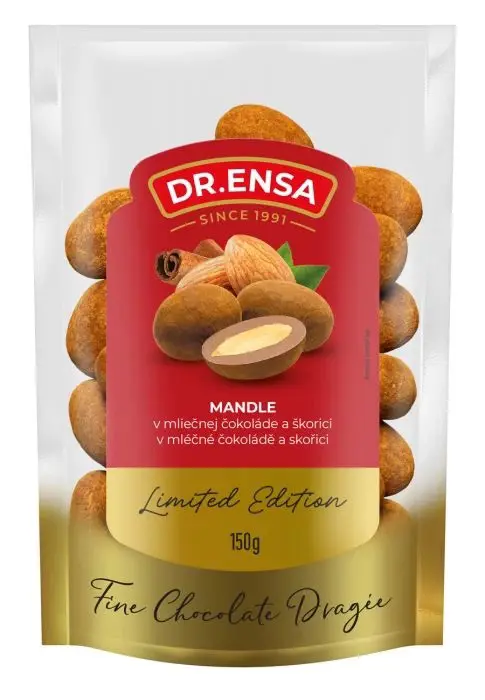 CK MANDLE V MLIECNEJ COKOLADE A SKORICI 150g