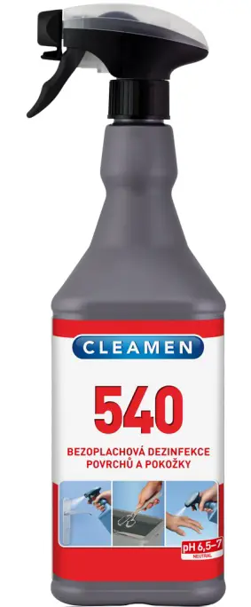 CLEAMEN 540 PROFI 1l -BEZOPLACH.DEZINFEKCIA POVRCHOV