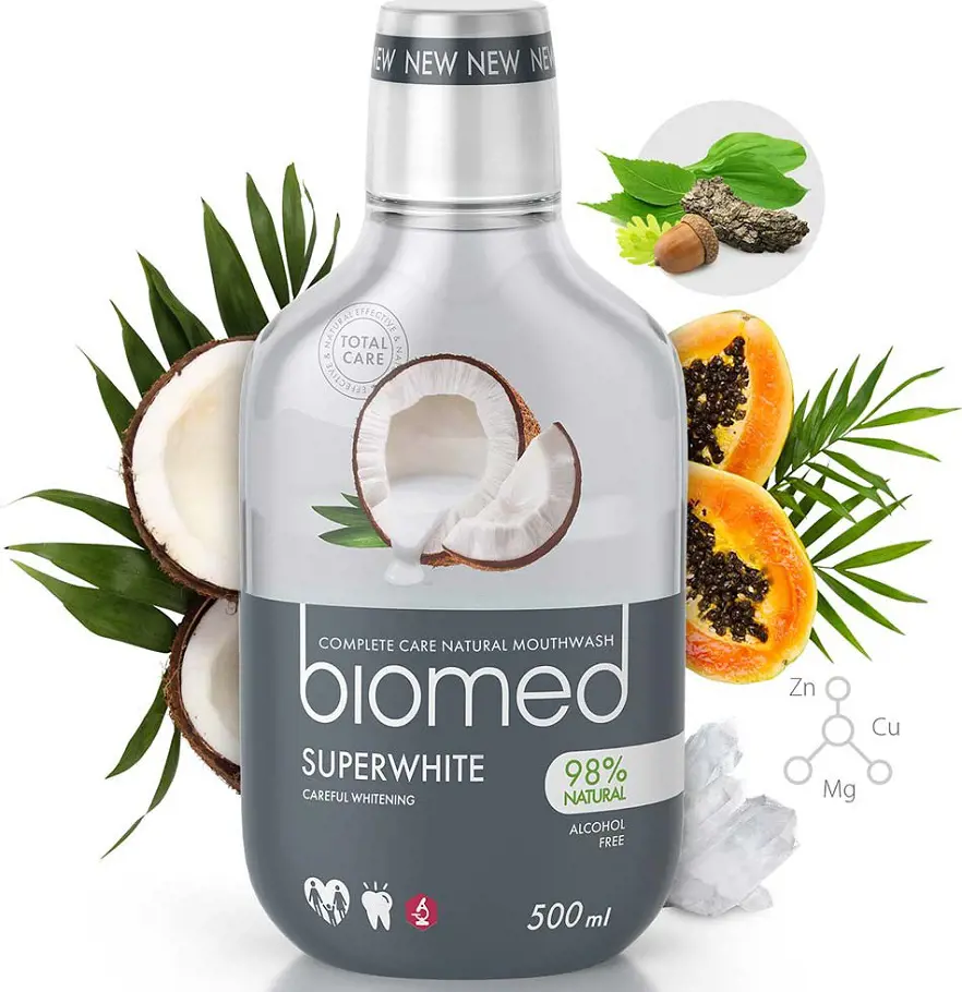 xUSTNA VODA BIOMED 500ml -SUPERWHITE