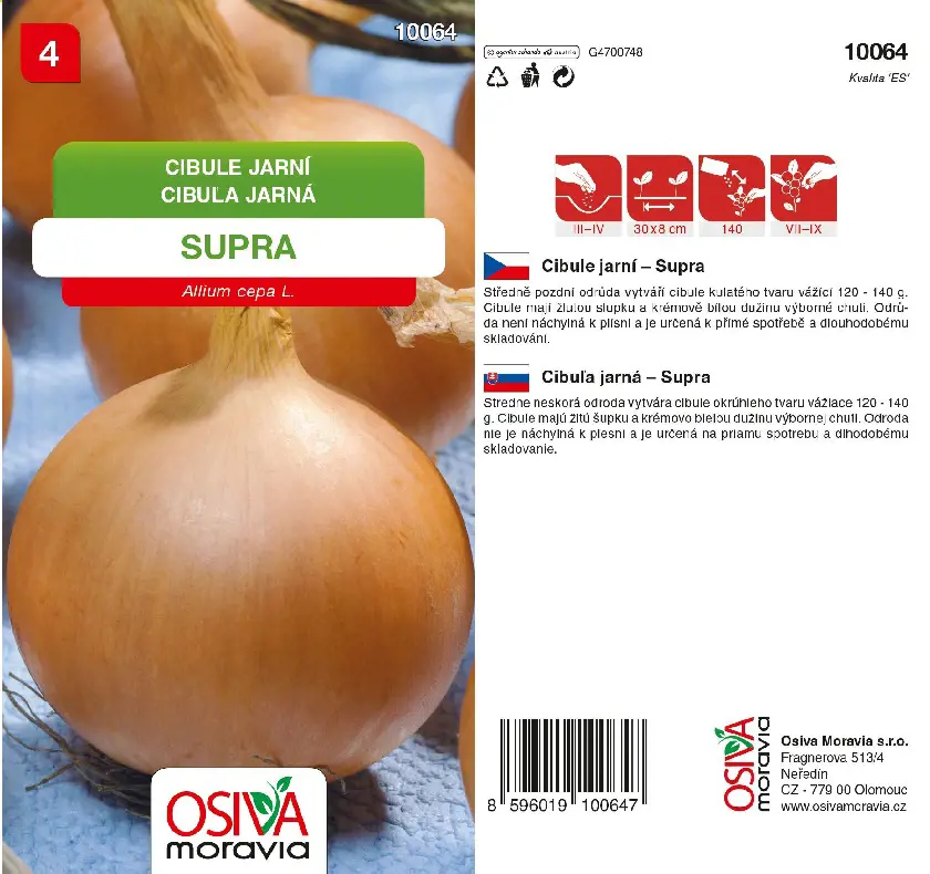 .CIBULA JARNA ZLTA -SUPRA 1,5g