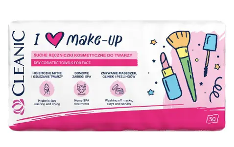 ODLIC.PAP.UT. CLEANIC 50ks -I LOVE MAKE UP