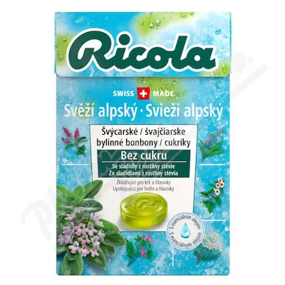 CK CUKRIKY RICOLA 40g -SVIEZI ALPSKY