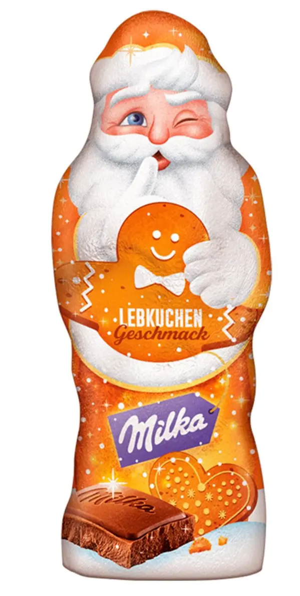 xCK VO MILKA SANTA 100g -GINGERBREAD