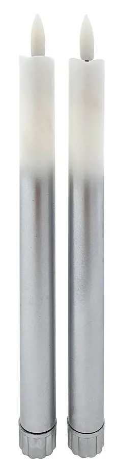 SVIECKA KONICKA 25cm x2 LED -WHI/SIL