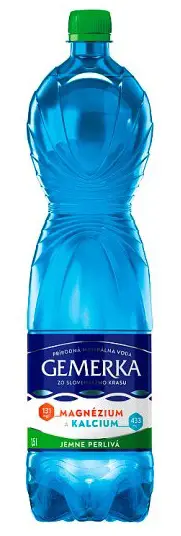 VODA GEMERKA 1,5l -JEMNE PERLIVA Z