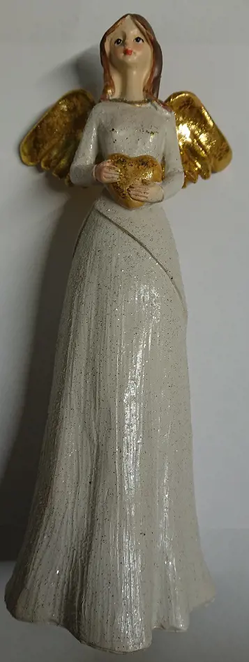 ANJEL SO ZLATYMI KRIDLAMI 23cm