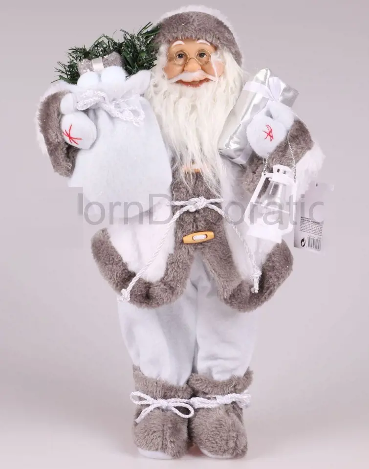 U-VO MIKULAS STOJACI 57cm -BIELO SIV