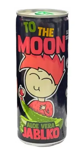 VODA MOON ALOE VERA 250ml -JABLKO Z