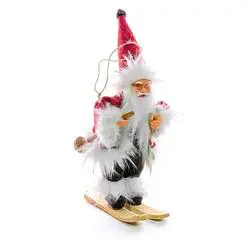 VO -DEKOR.SANTA NA LYZIACH 18cm