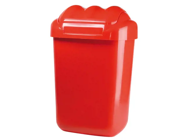 KOS ODPADKOVY 50l CERVENA -PLAFOR