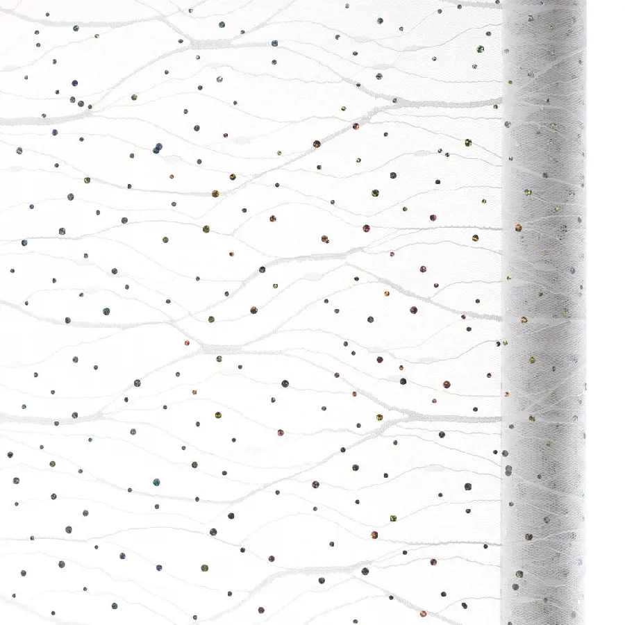 VO -ORGANZA GLITER 36cm x5Y