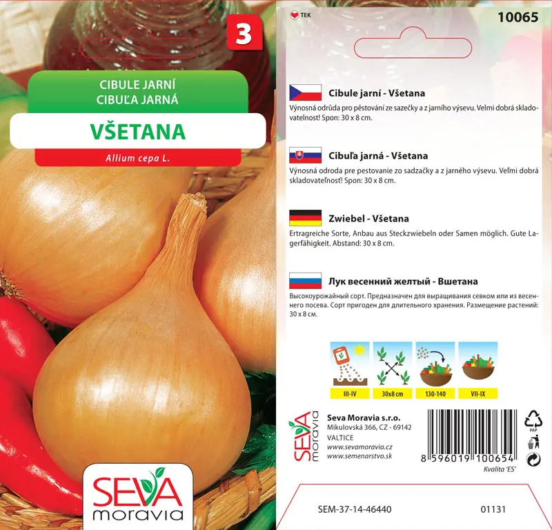 .CIBULA JARNA ZLTA -VSETANA 1,5g* M