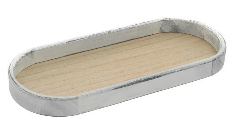 VO -TACKA OVALNA BIELO/BEZOVA 45cm