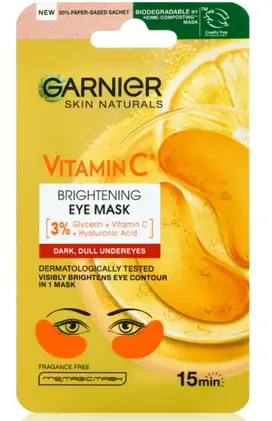 PLET.VANKUSIKY POD OCI GARNIER 6g -VITAMIN C
