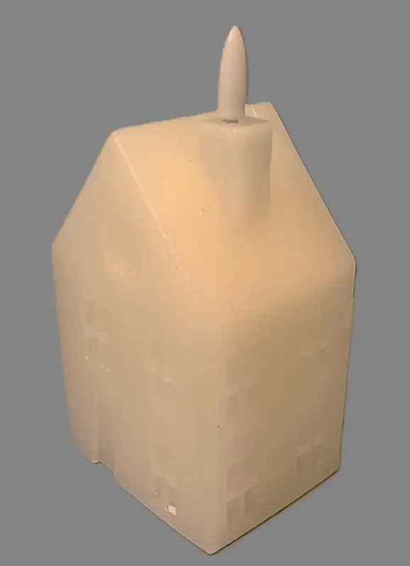 VO -KAHANEC DIODOVY DOMCEK 12cm -BIELY