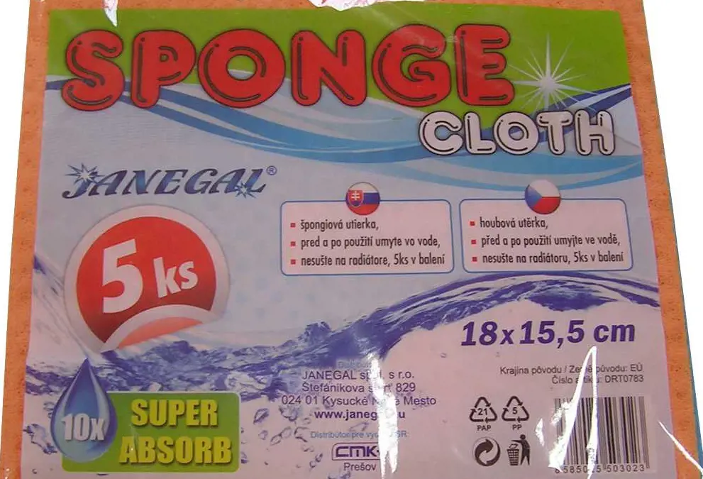 UTIERKA SPONGIOVA 5ks JANEGAL