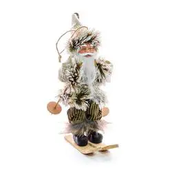 VO -DEKOR.SANTA NA LYZIACH 18cm -ZAV